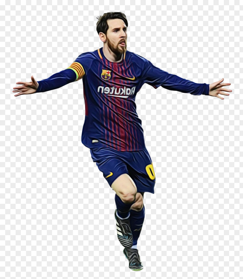 Soccer Kick Messi Cartoon PNG