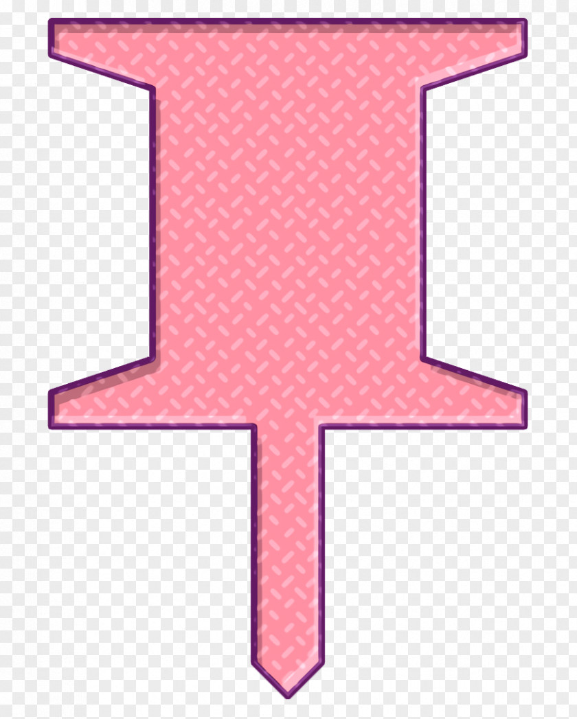 Symbol Cross Pin Icon PNG