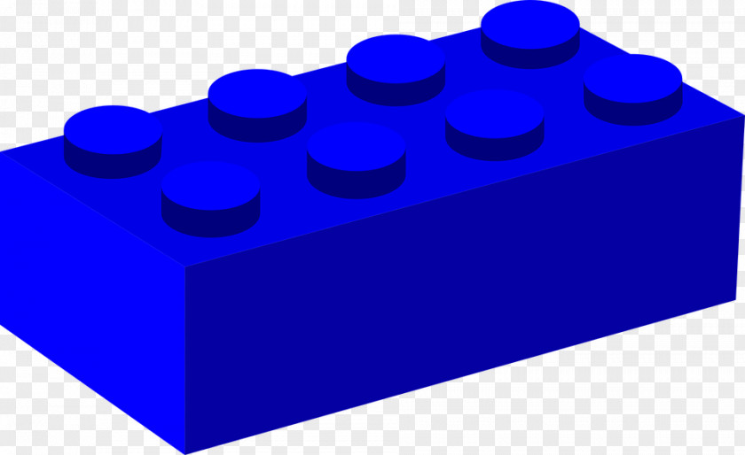 Toy Block LEGO Blue PNG