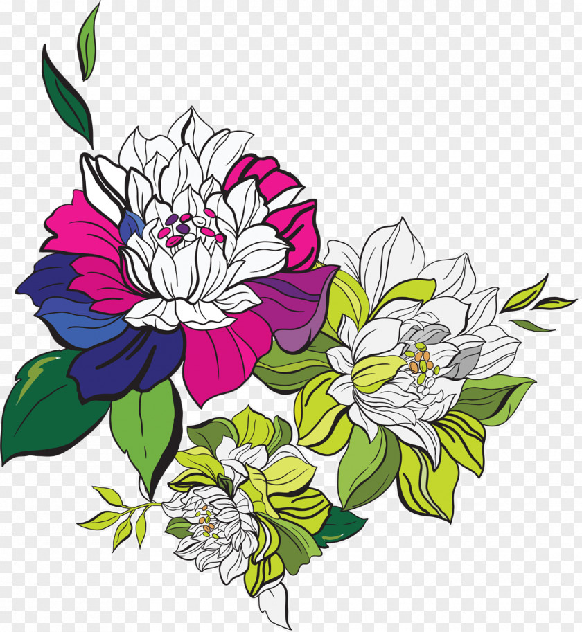 Peony Flower Vecteur PNG