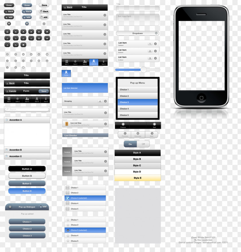 Ui Website Wireframe JQuery Mobile OmniGraffle User Interface PNG