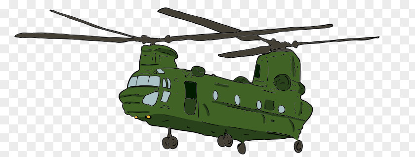 Army Green Cartoon Helicopter Boeing CH-47 Chinook CH-47J Clip Art PNG