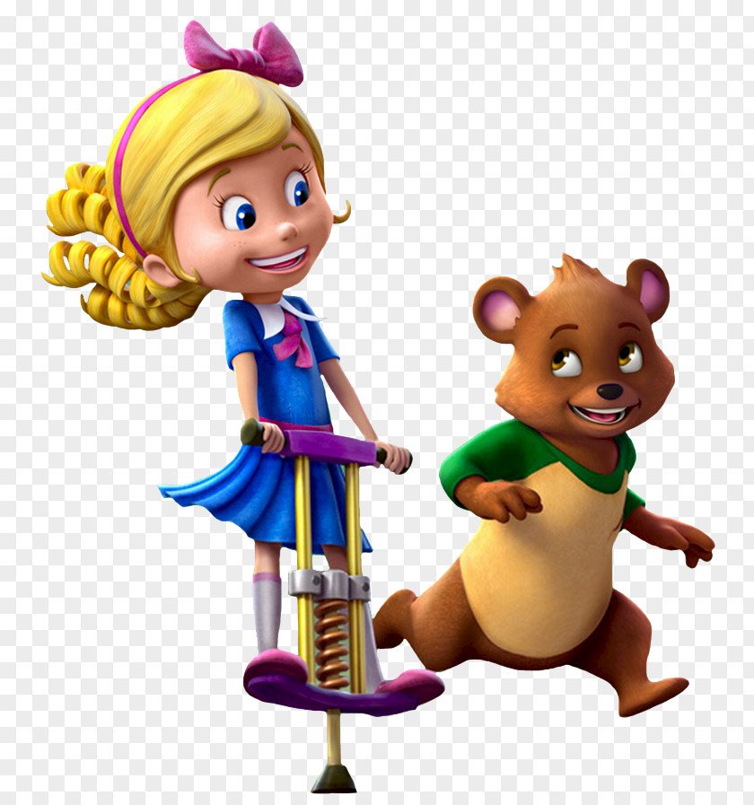Cartoon Circus Goldie & Bear Goldilocks And The Three Bears PNG