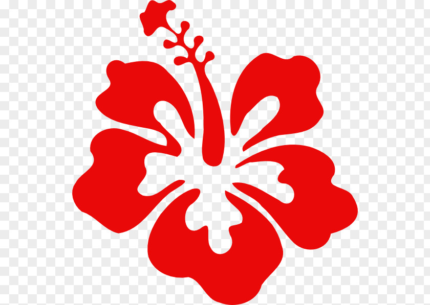 Hibiscus Hawaiian Free Clip Art PNG