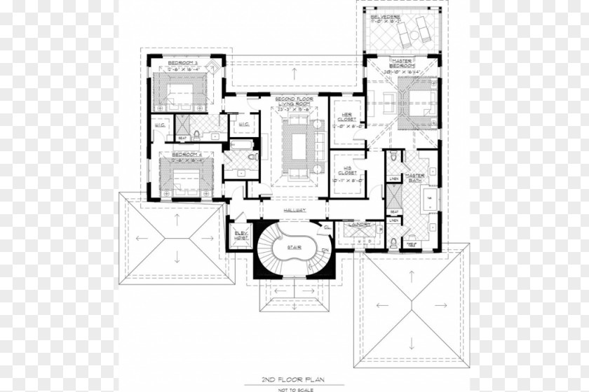 Line Floor Plan Furniture Pattern PNG
