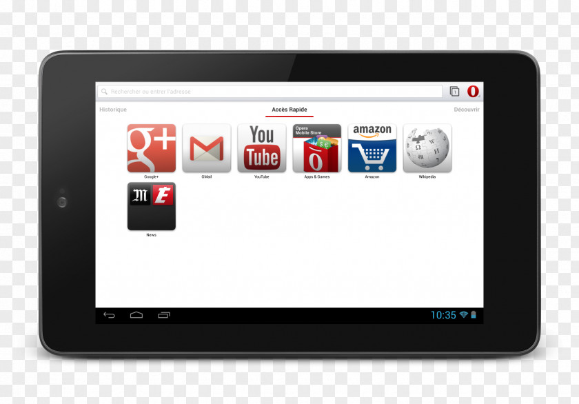 Opera Mini D Tablet Computers Web Browser Android PNG