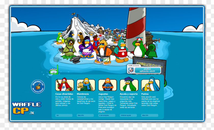 Penguin Club Island Game PNG