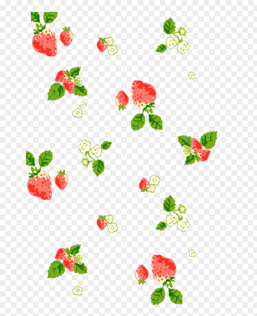Strawberry Floating Desktop Environment Wallpaper PNG