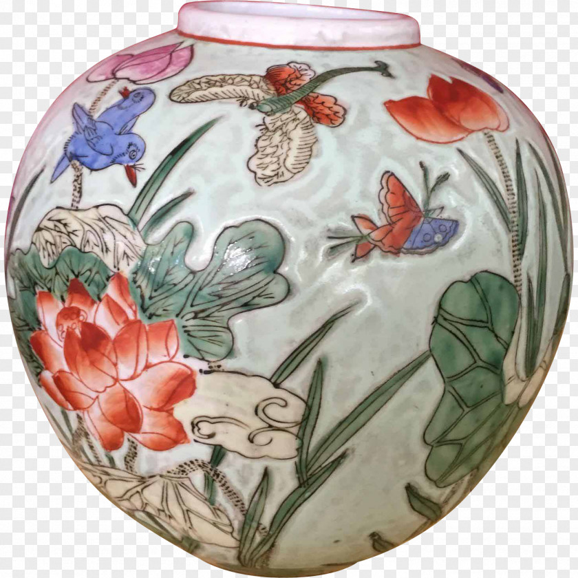 Vase Jingdezhen Chinese Ceramics Pottery PNG