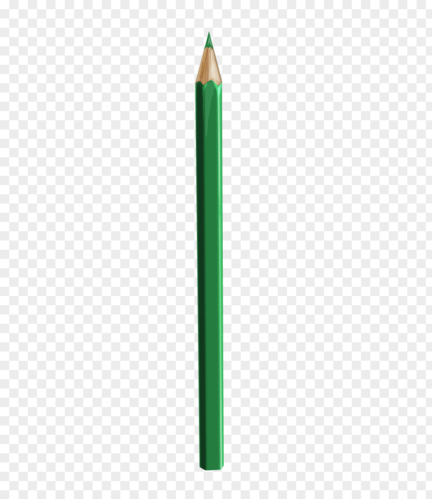 Watercolor Pen Pencil Green Stationery PNG