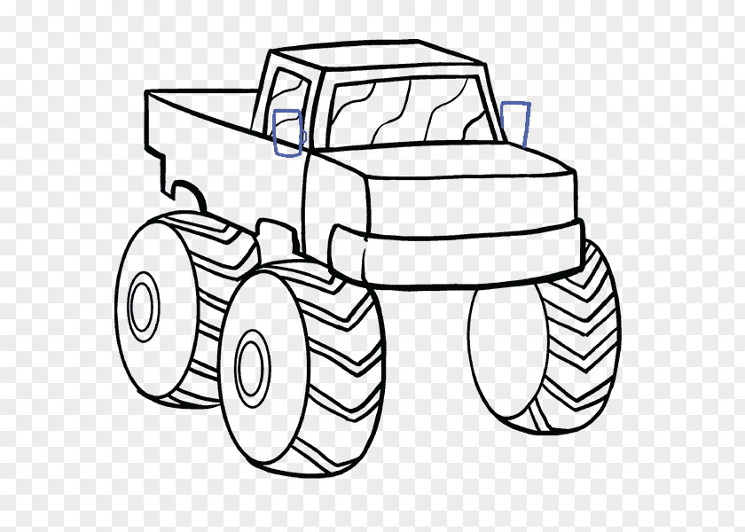 Car How To Draw Monster Trucks Drawing Clip Art PNG