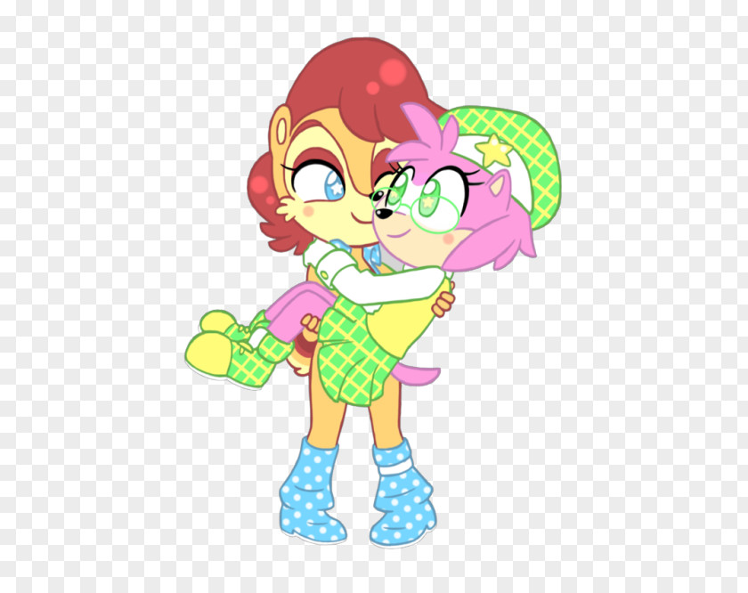 Princess Sally Acorn Salami Rose Art Amy PNG