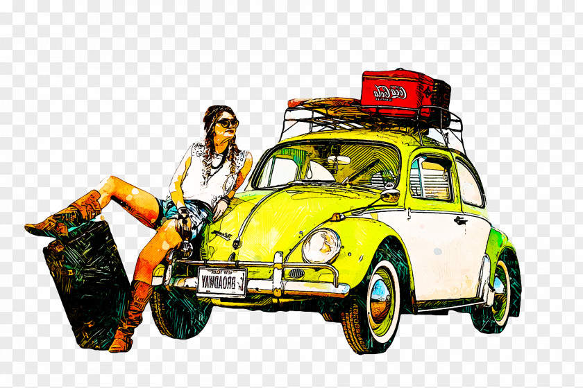Volkswagen Beetle Compact Car A-segment PNG
