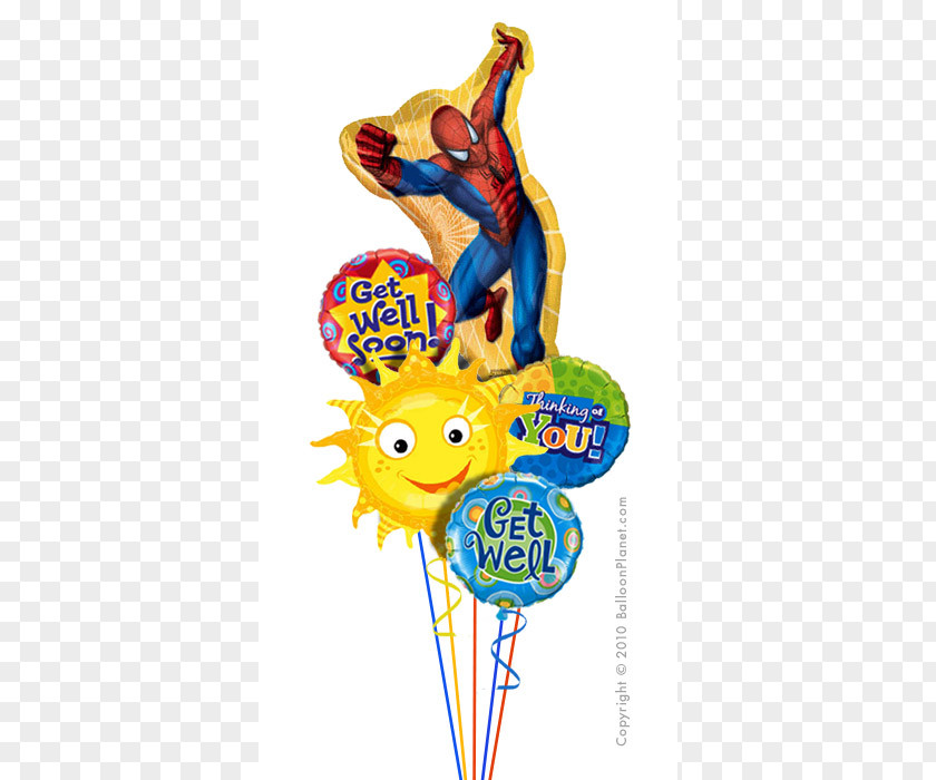 Birthday Bouquet Cliparts Spider-Man Superman Balloon Flower Clip Art PNG