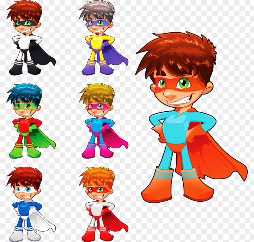 Cartoon Superman Superhero Royalty-free Character Illustration PNG