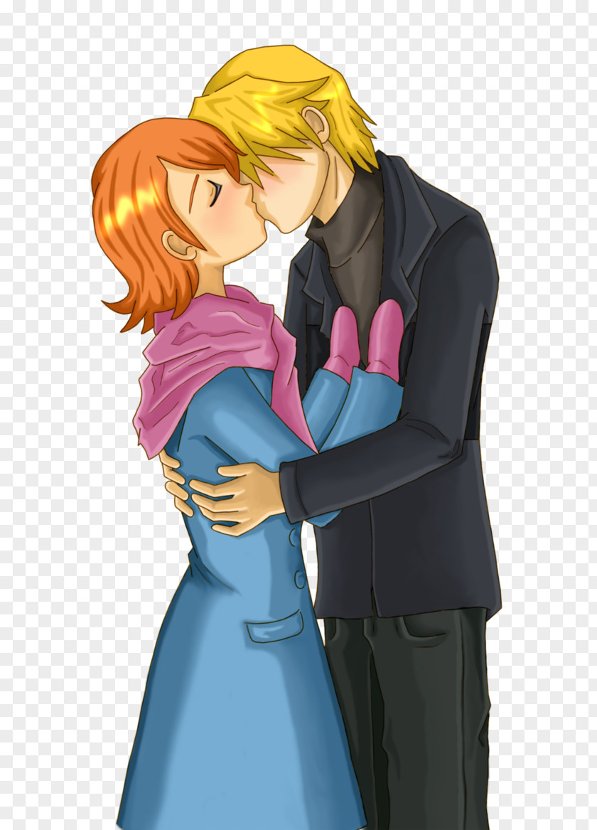 Kiss Matt Ishida Sora Takenouchi Fan Art PNG