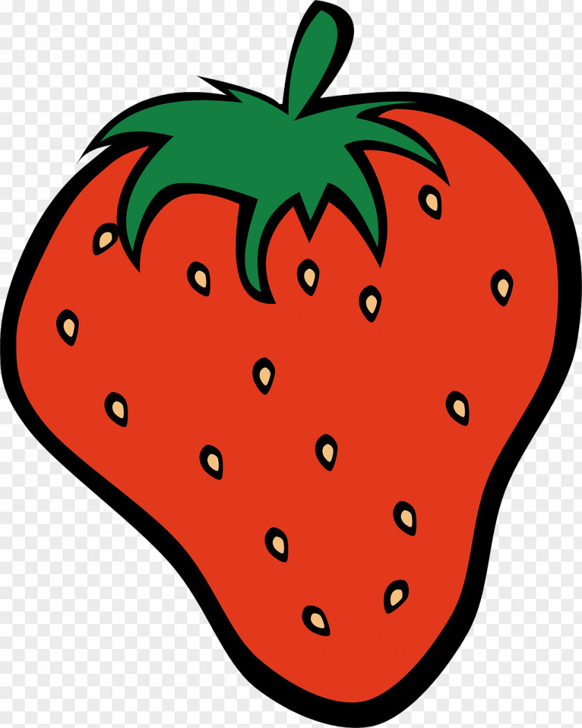 Red Strawberry Pie Free Content Clip Art PNG