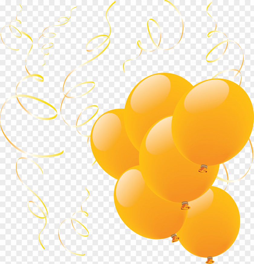 Yellow Balloons Image Balloon Clip Art PNG