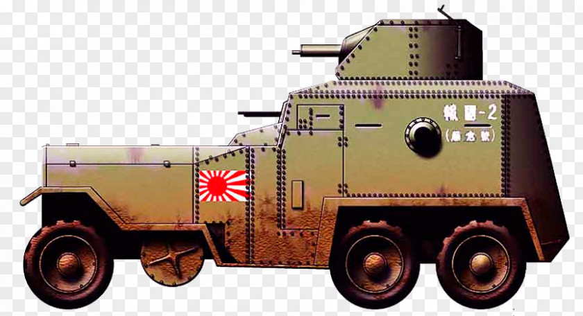 Car Second World War Armored Type 92 Heavy Armoured 93 PNG