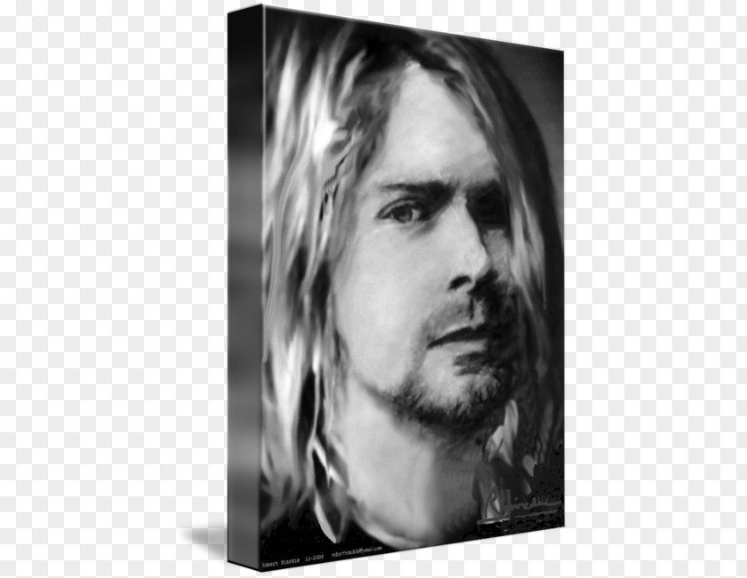 Kurt Cobain Stock Photography Forehead White Self-portrait PNG