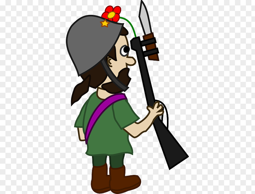 Man With Gun Cartoon Comics Character Clip Art PNG