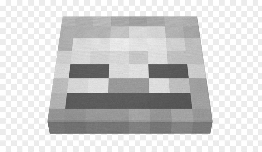 Minecraft Skeleton Art Face Pattern PNG