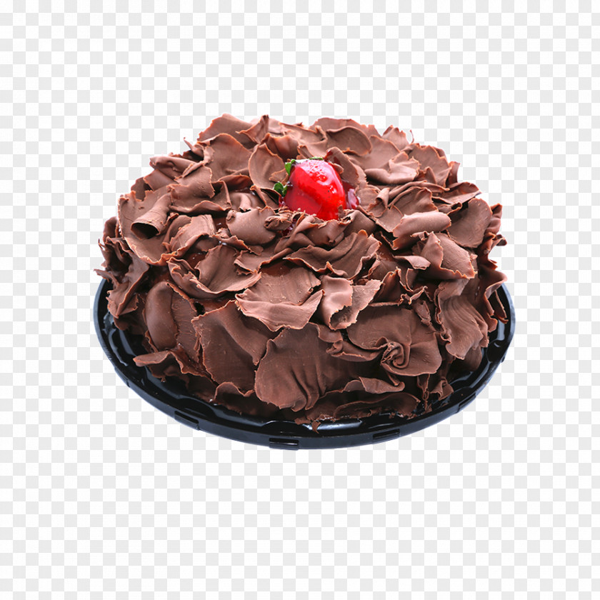 Chocolate Cake Black Forest Gateau Ganache Truffle Praline PNG