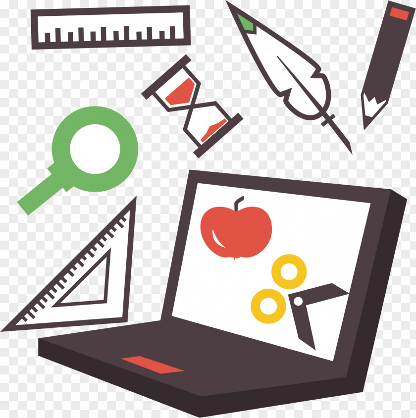 Electronic Online Education Student School Icon PNG