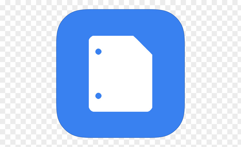 MetroUI Google Docs Blue Computer Icon Angle Area PNG