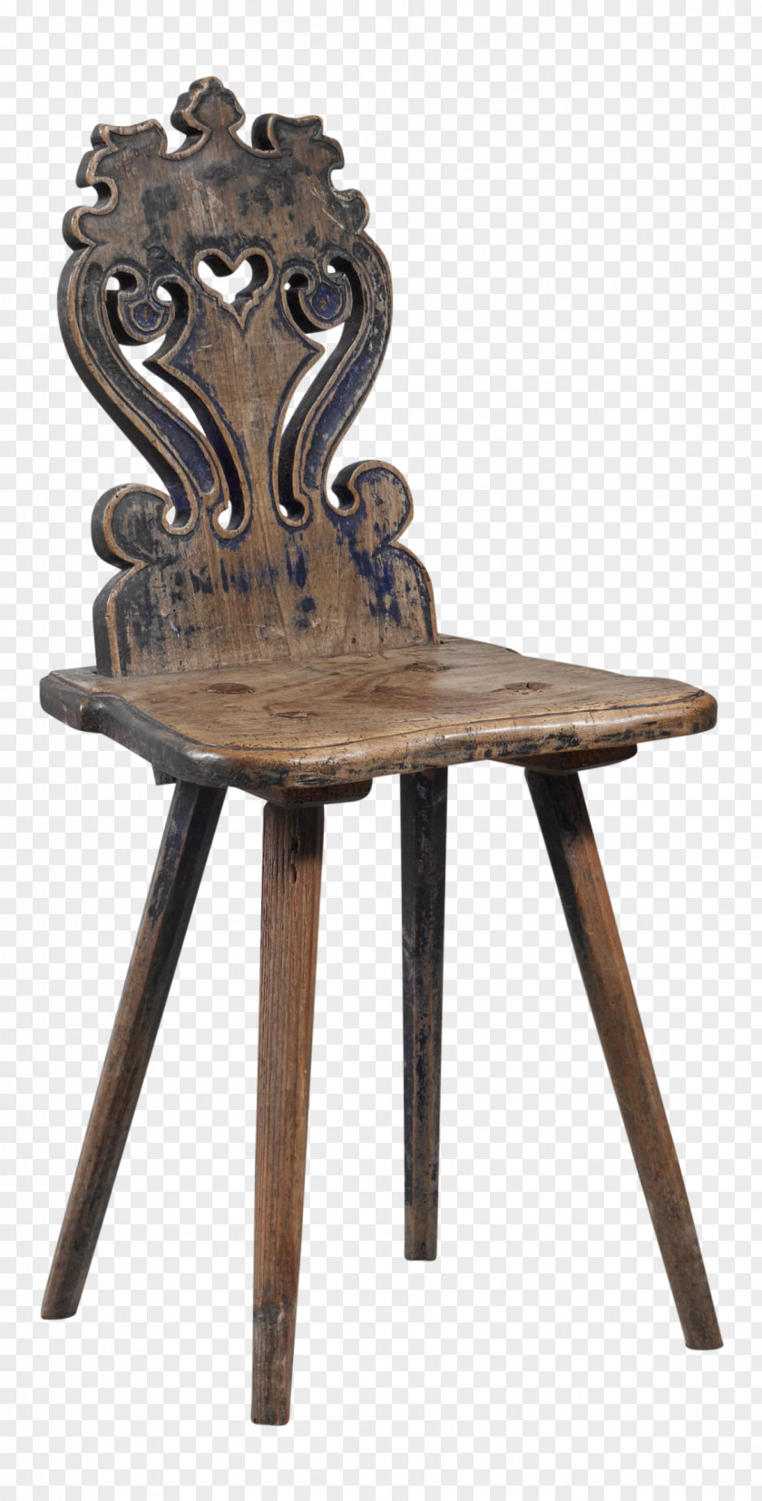 Table 19th Century Chair Sweden Folk Art PNG