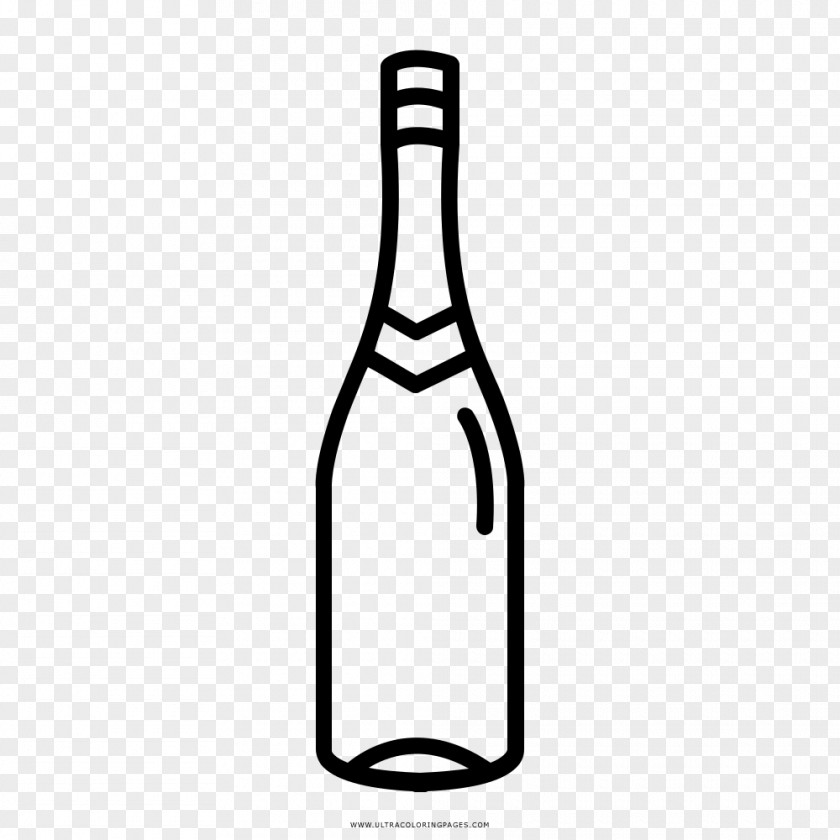 Wine Drawing Bottle Coloring Book PNG