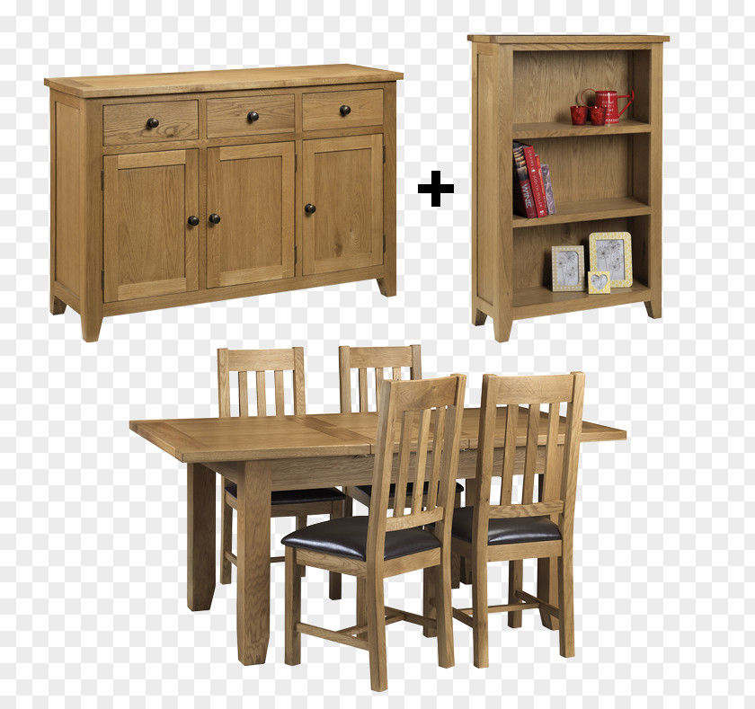 Built Bookshelf Drop-leaf Table Dining Room Chair Furniture PNG