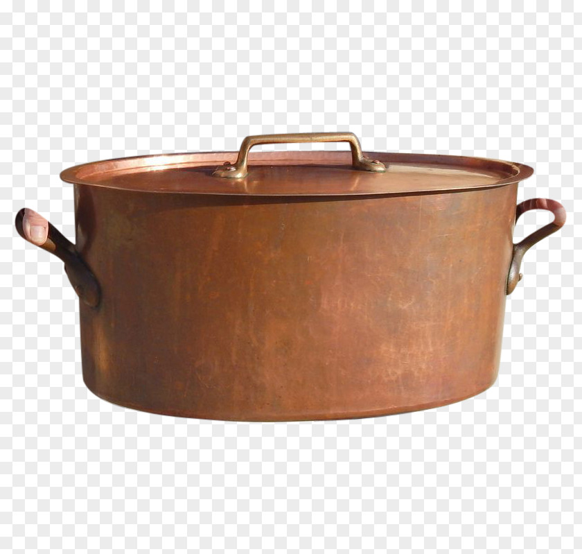 Copper Cookware Stock Pots Leather Material PNG