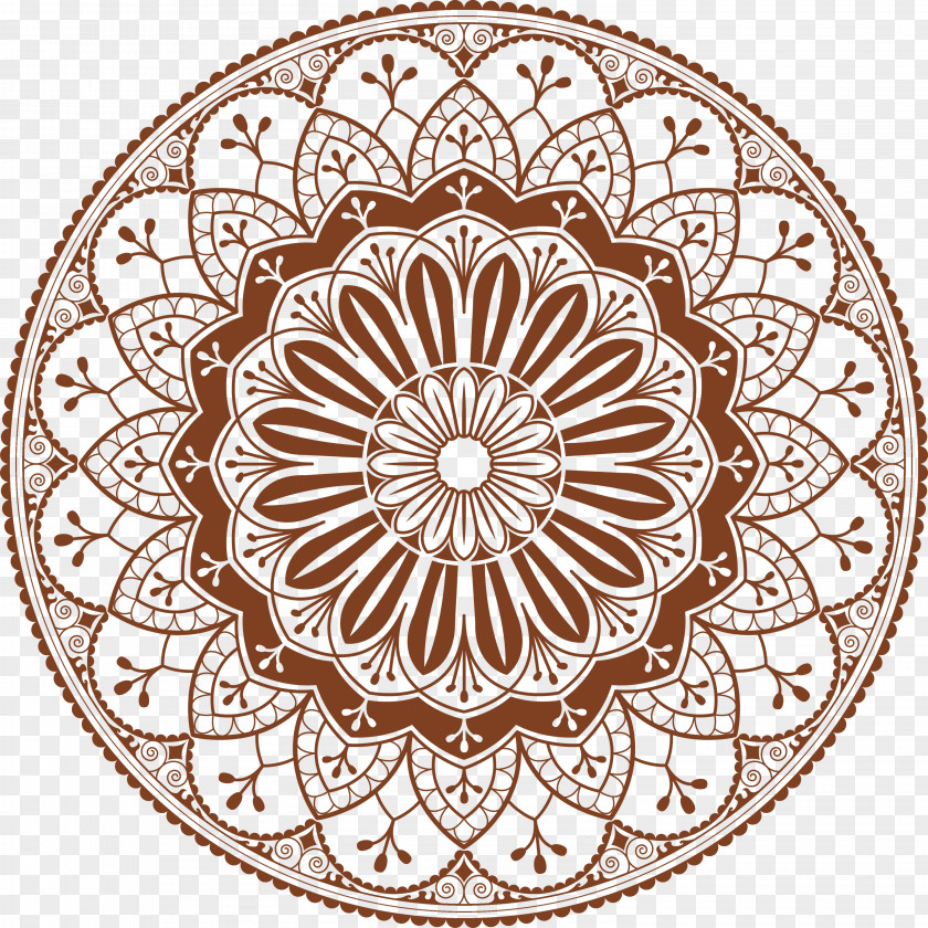 Mandala Flower Art PNG