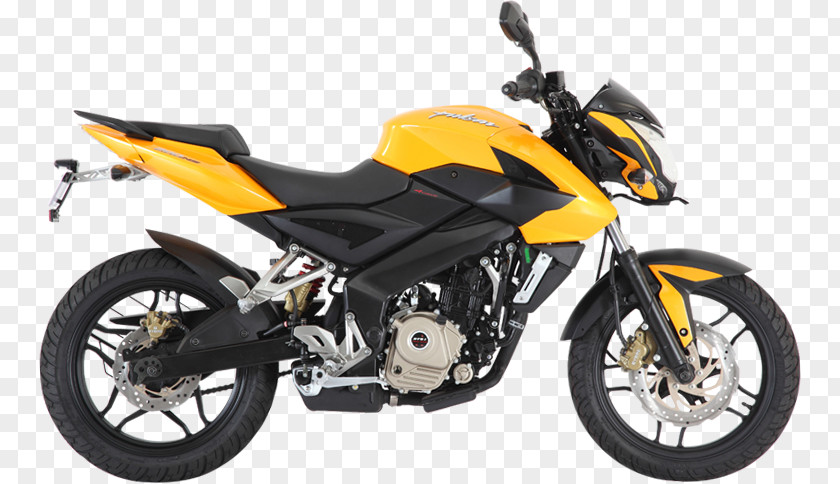 Petals Floating Bajaj Auto Pulsar 200NS Fuel Injection Motorcycle PNG