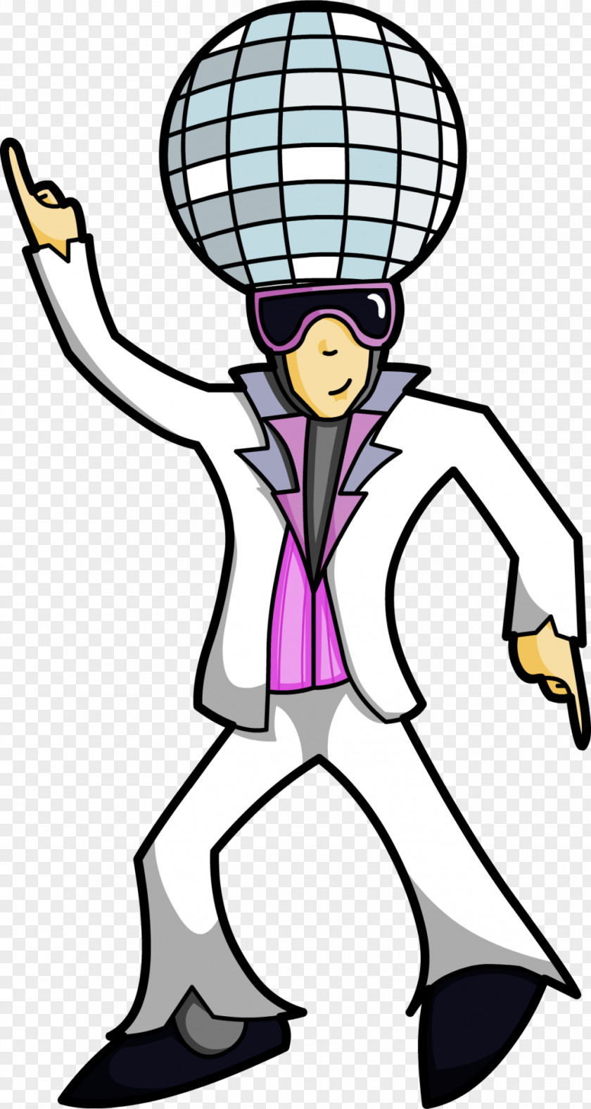 Disco Party Male Felix The Cat Oswald Lucky Rabbit Cartoon PNG
