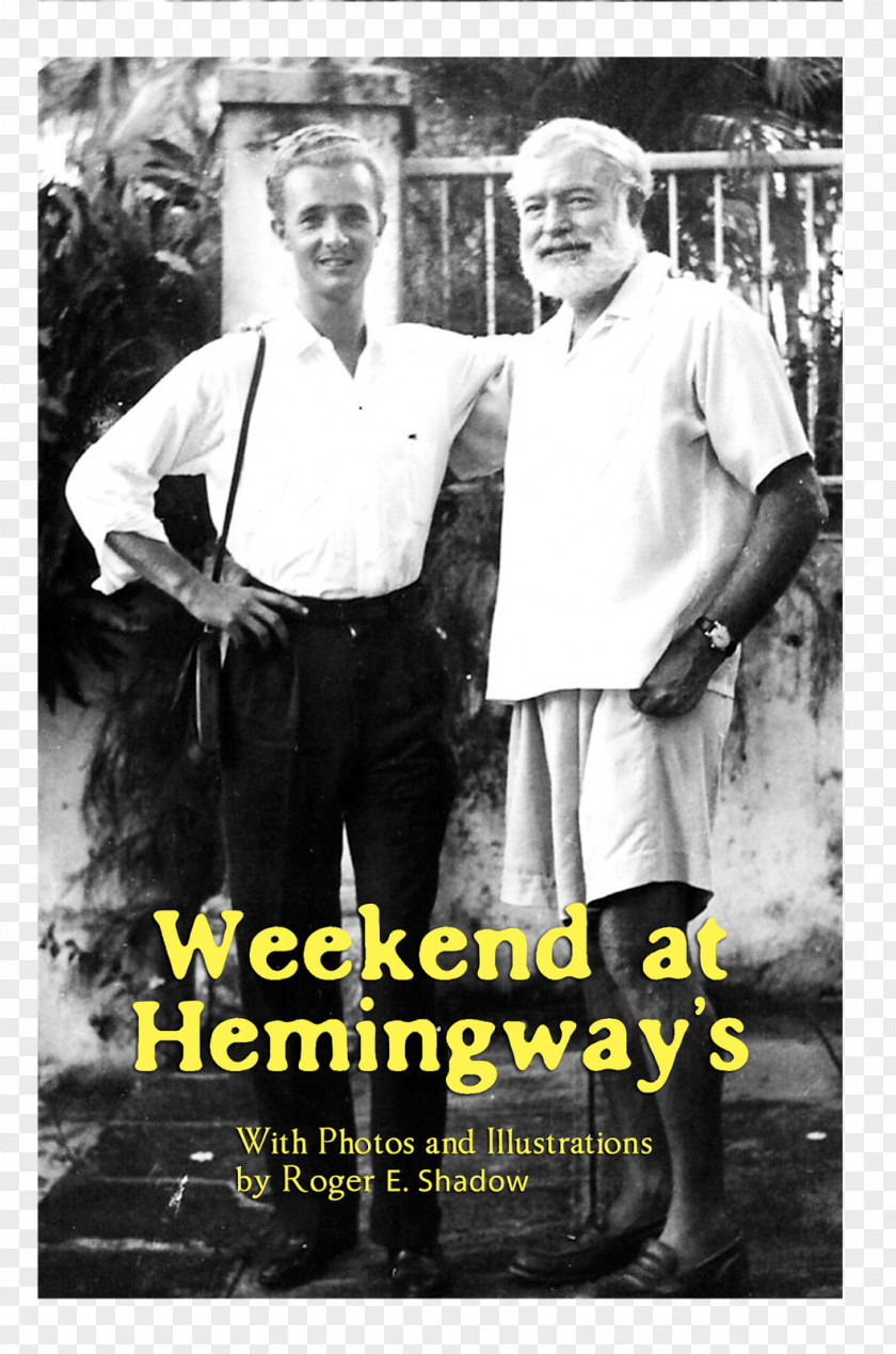 Hemingway Human Behavior Poster White PNG