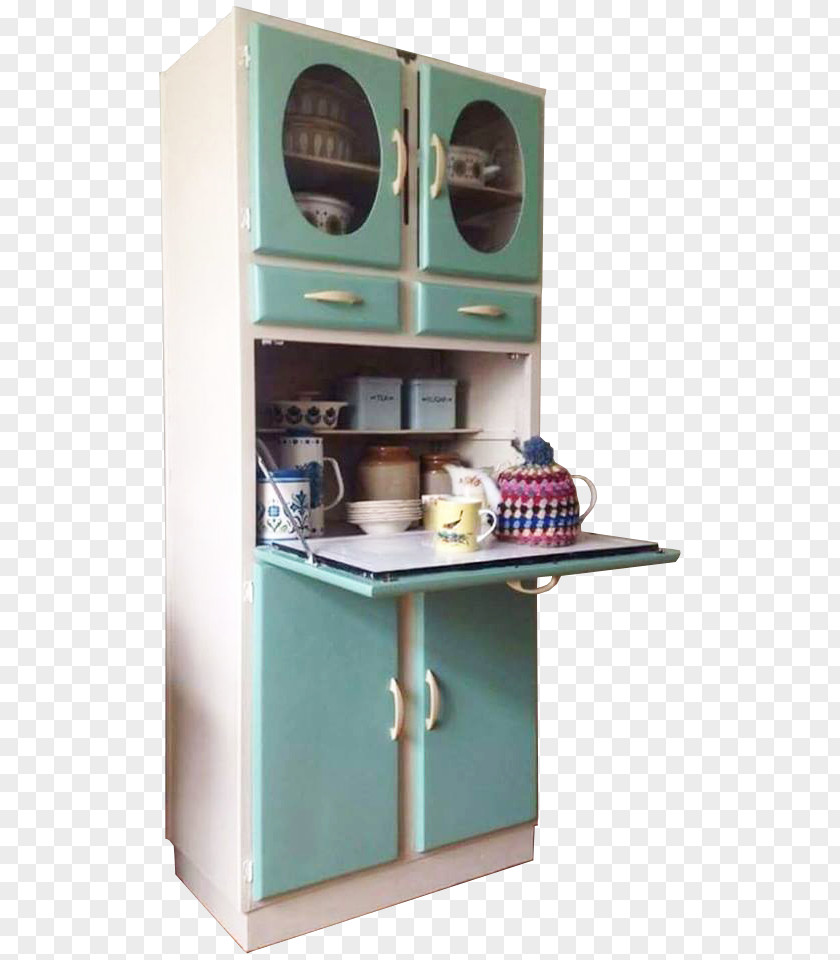Kitchen 1950s Cabinet Larder Cupboard PNG