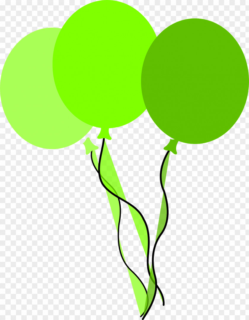 Pink Balloon Birthday Cake Green Party Clip Art PNG