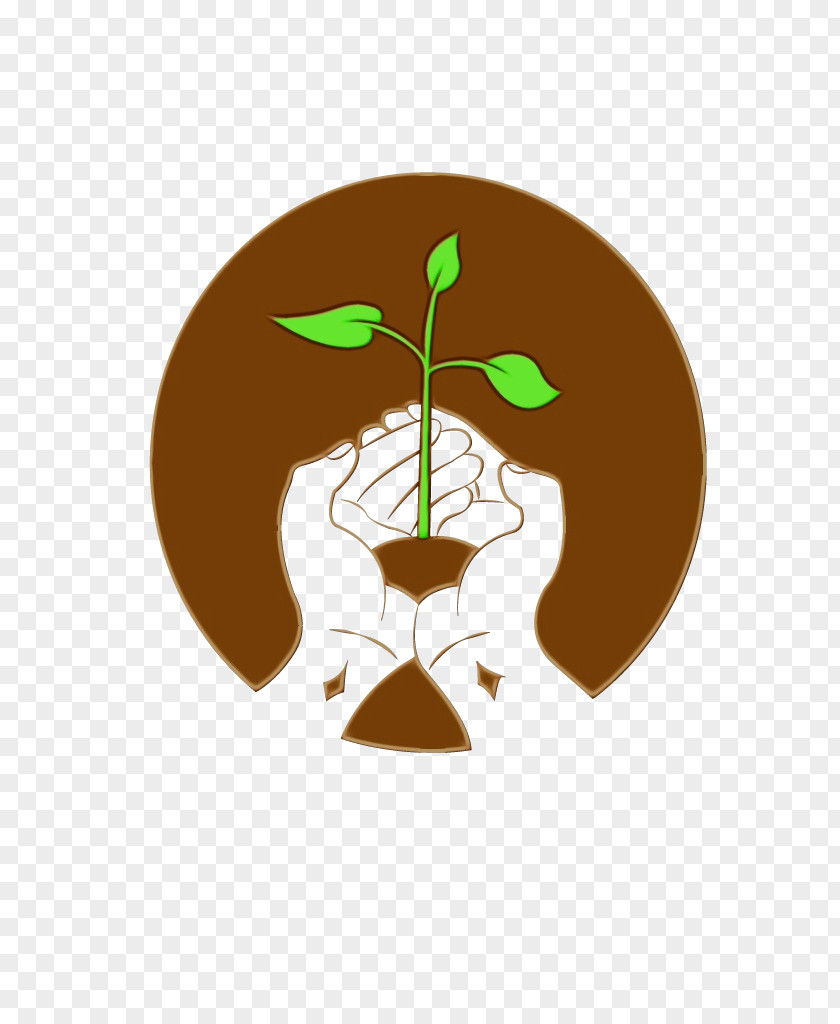 Plant Stem Symbol Green Leaf Tree Logo PNG