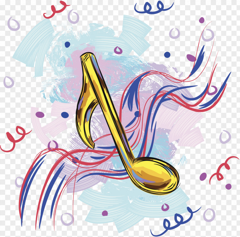 Cartoon Musical Note Clip Art PNG