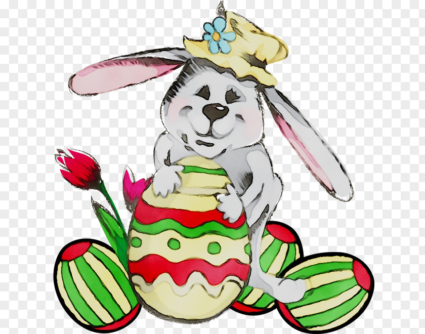 Easter Bunny Clip Art Christmas Ornament Flower PNG