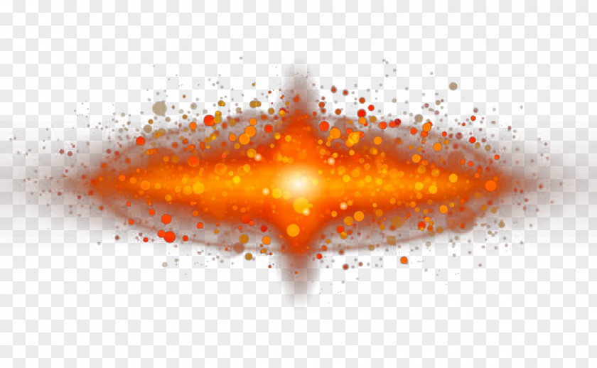 Golden Spot Space Galaxy Milky Way Light PNG