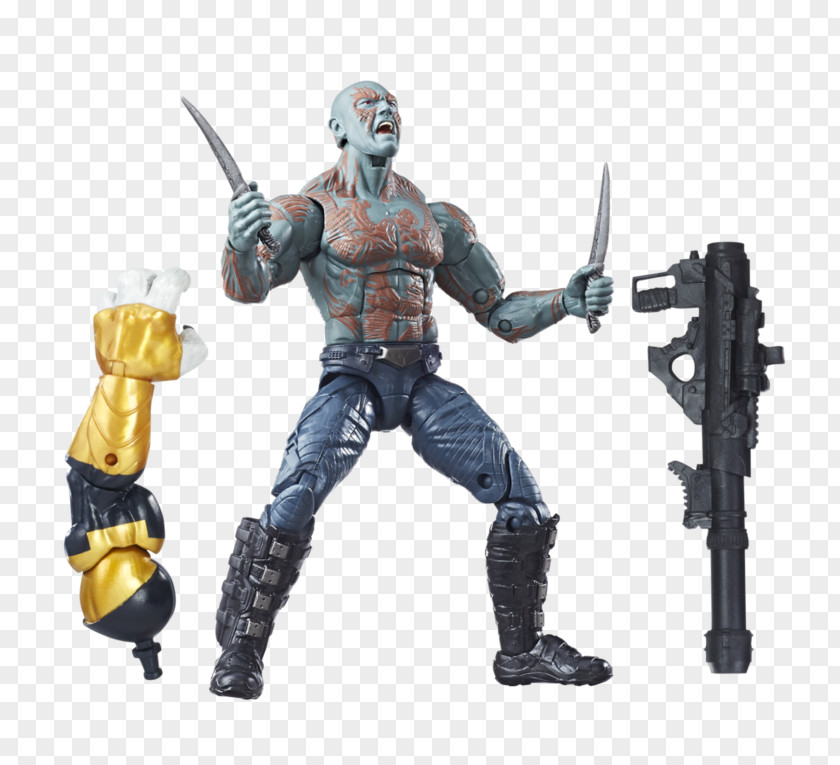 Guardians Of The Galaxy Drax Destroyer Groot Star-Lord Marvel Legends Action & Toy Figures PNG