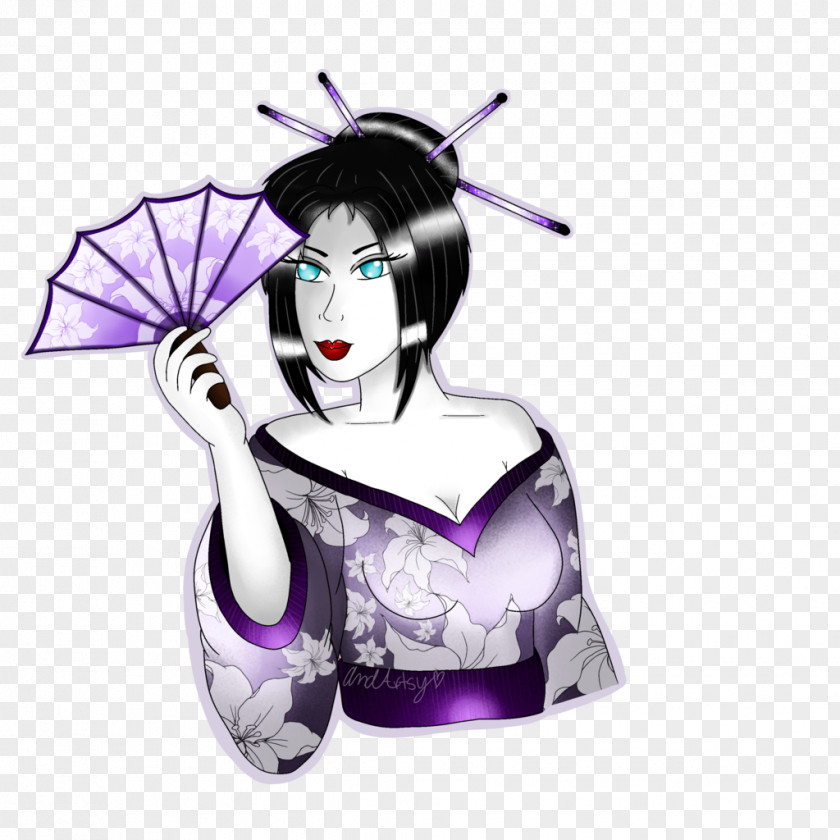 Japan Woman Geisha Character Fiction PNG