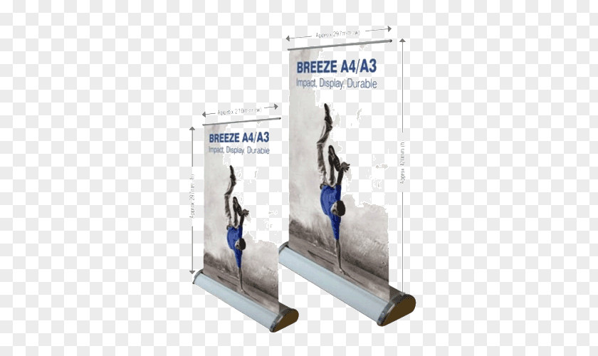 Pull Up Banner Display Stand Printing Advertising PNG