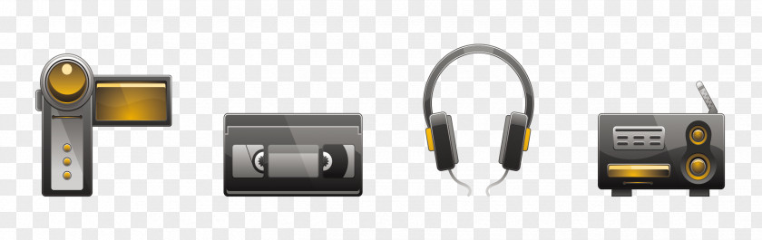 Vector Headset Camera Technology PNG