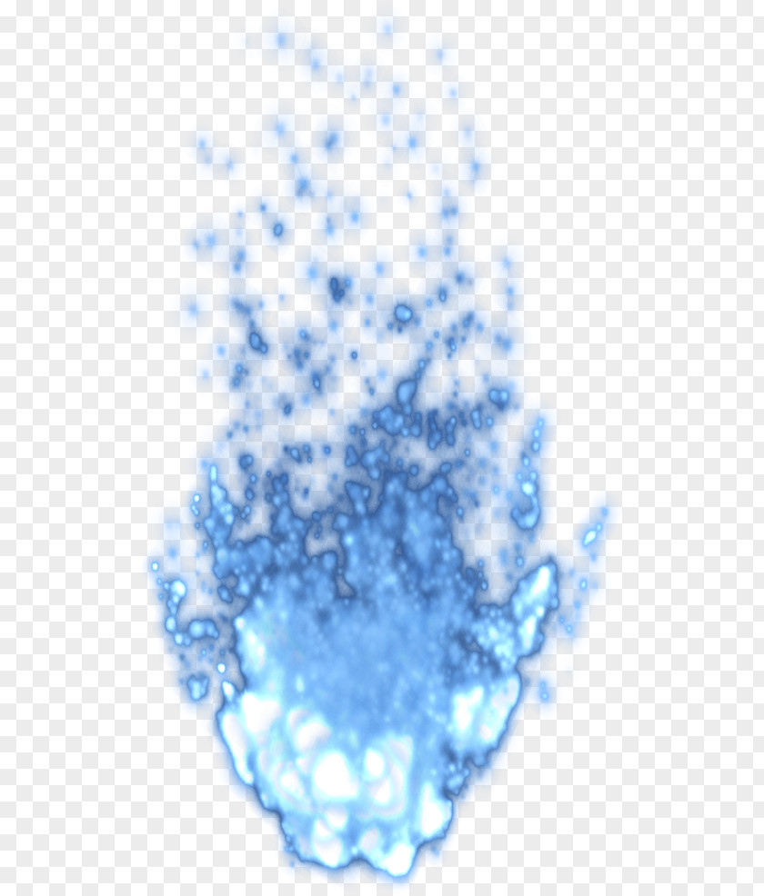 Blue Fire Flame Light PNG