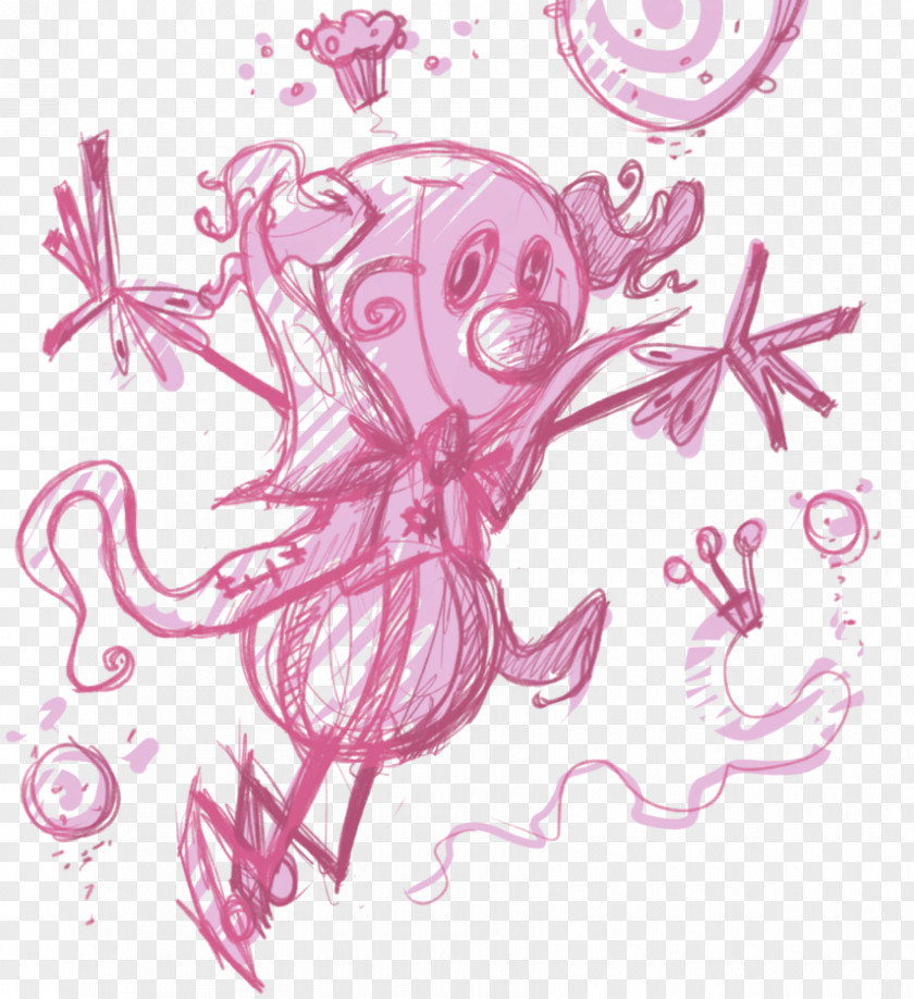 Fairy Magic Visual Arts Octopus Graphic Design Sketch PNG