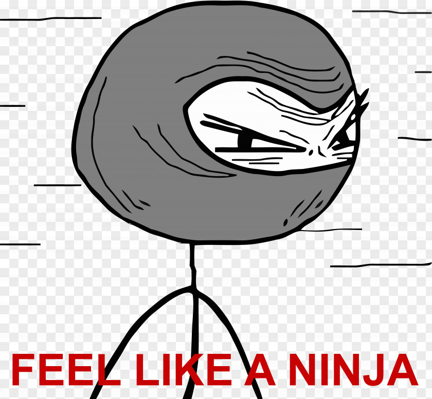 Feel Rage Comic Ninja Feeling PNG